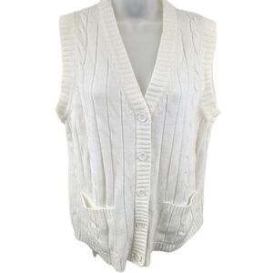 Bonnie Lee Vintage Button Down Sweater Vest Sz 42 (L)